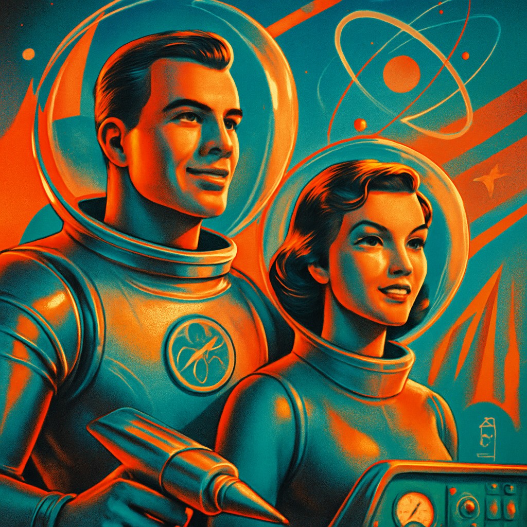 portrait of two people together