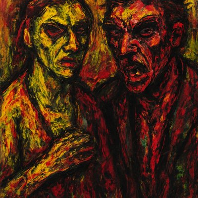 portrait of two people together