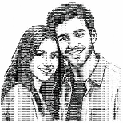 portrait of two people together