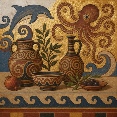 still life with everyday objects