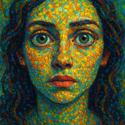 portrait of a person with expressive eyes