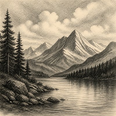 Cross-Hatching Drawing Style 2