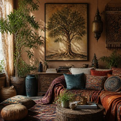 a tree in nature — Bohemian Interior Design