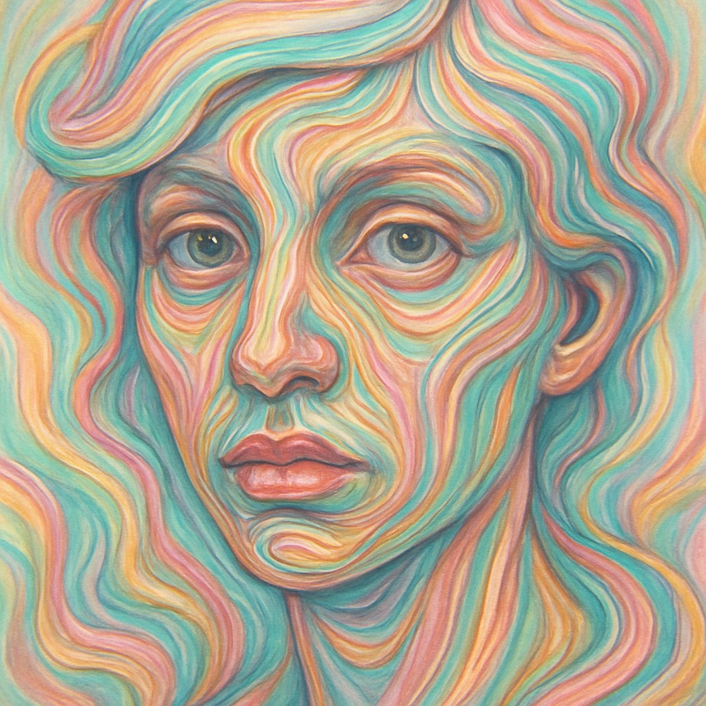 portrait of a person with expressive eyes