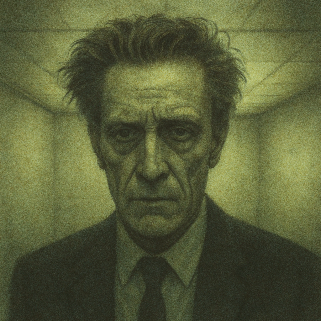 a painting of a man in a suit and tie