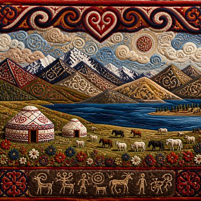 Kyrgyz Art Style 2