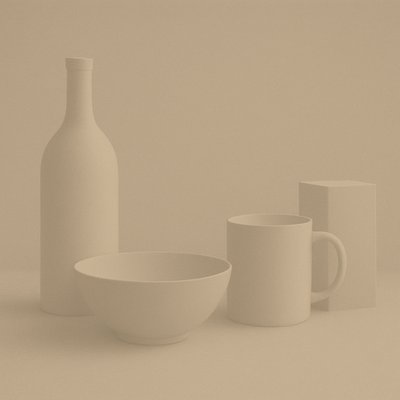 still life with everyday objects
