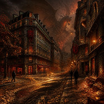 Dragoncore Aesthetic Style Transfer Example