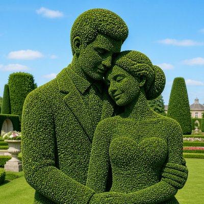 portrait of two people together
