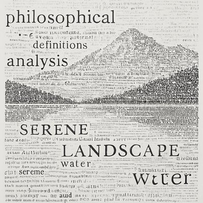 Text-Based Conceptual Art Style 2