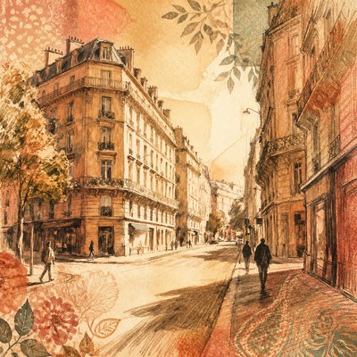 Bohemian Fashion Design Style Transfer Example