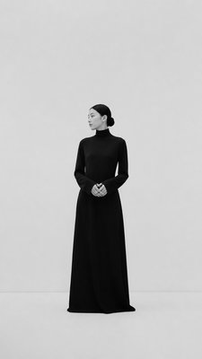 full-length portrait of an elegant figure