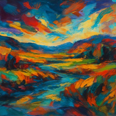 wide landscape with natural scenery