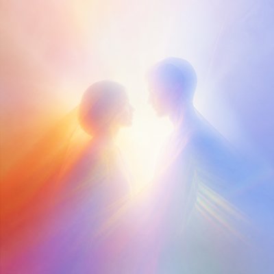 portrait of two people together
