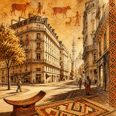 Somali Art Style Style Transfer Example