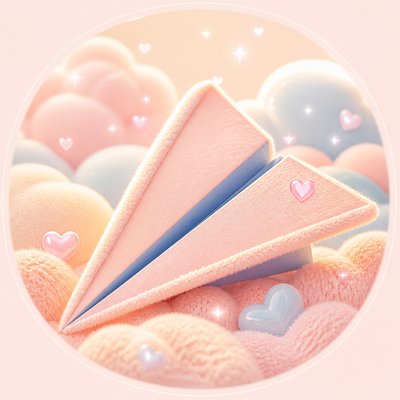 a paper plane, clean minimal composition on a plain background, no text