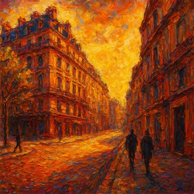 Oil Portrait Art Style Style Transfer Example