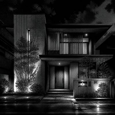 house with front view