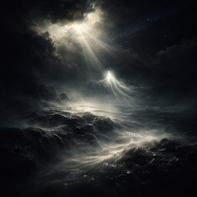 “In the beginning God created the heaven and the earth. And the earth was without form, and void; and darkness was upon the face of the deep. And the Spirit of God moved upon the face of the waters.” (Genesis 1:1-2, KJV)
