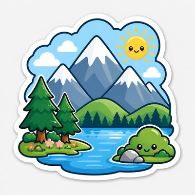Character Sticker Design 2