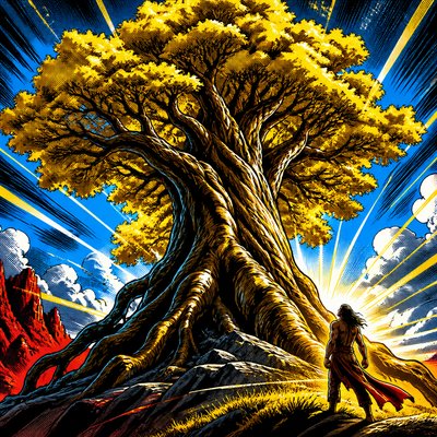 a tree in nature