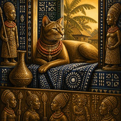 a cat lounging in a sunlit window