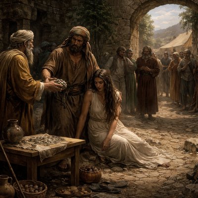 “If a man find a damsel that is a virgin, which is not betrothed, and lay hold on her, and lie with her, and they be found; Then the man that lay with her shall give unto the damsel's father fifty shekels of silver, and she shall be his wife; because he hath humbled her, he may not put her away all his days..” (Deuteronomy 22:28-29, KJV)
