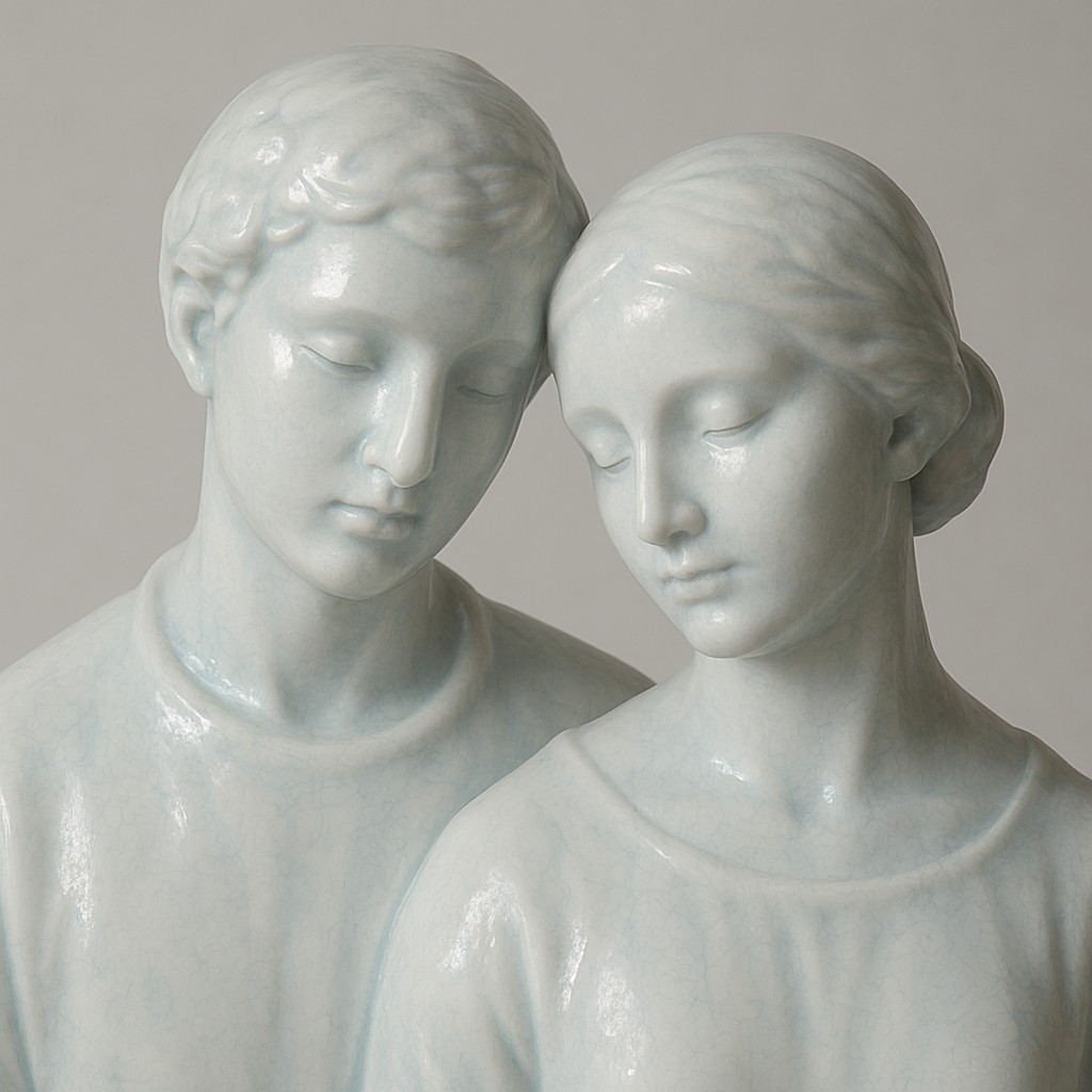 portrait of two people together