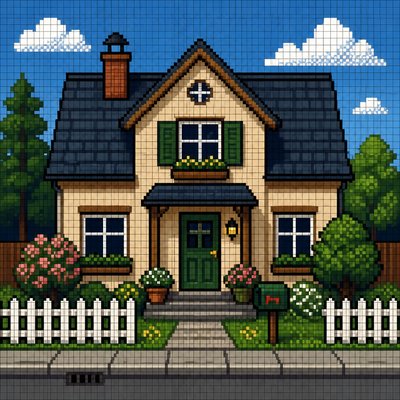 house with front view