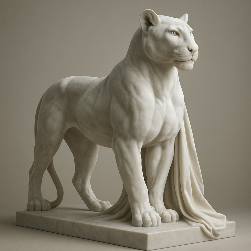 animal standing in natural pose