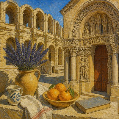 still life with everyday objects — Arles Art Style