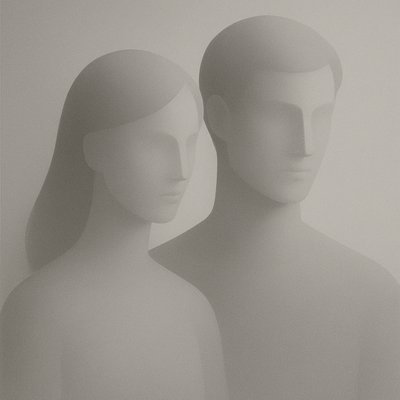 portrait of two people together