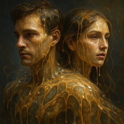portrait of two people together