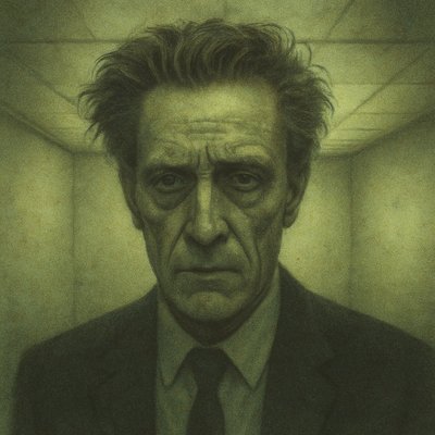 a painting of a man in a suit and tie