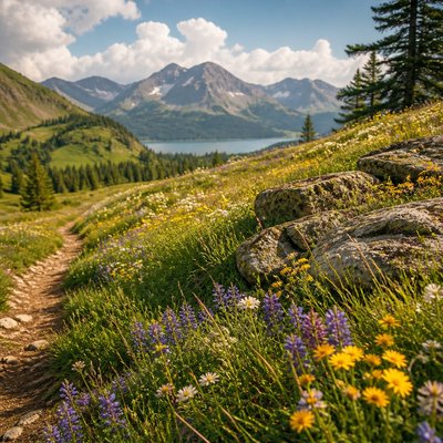 wide landscape with natural scenery — Naturecore Aesthetic