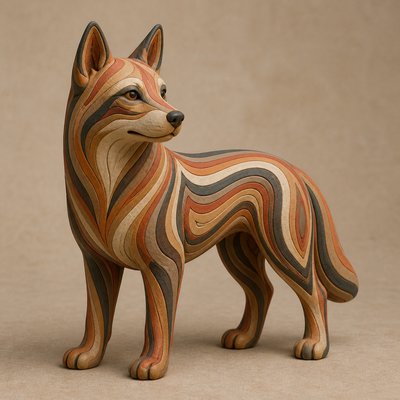 animal standing in natural pose