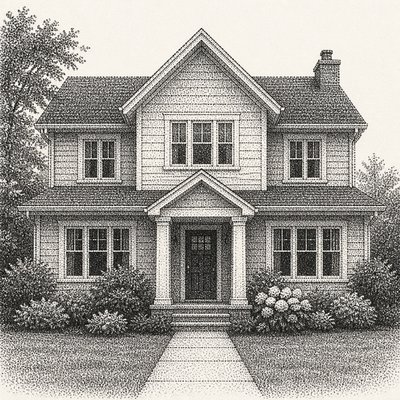 house with front view