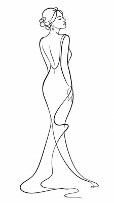 full-length portrait of an elegant figure