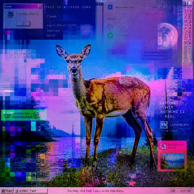 animal standing in natural pose