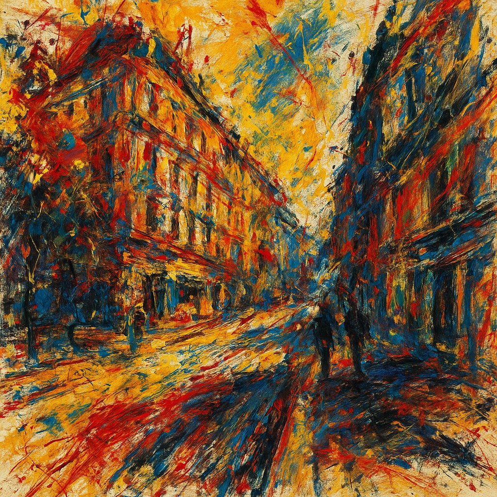 Abstract Expressionist Modern Art Style Style Transfer Example