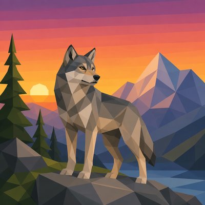 animal standing in natural pose