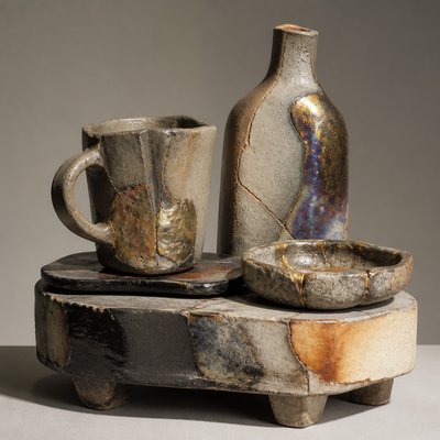 still life with everyday objects
