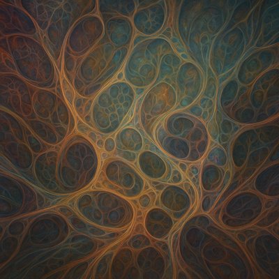 Organic Abstract Art Style Style Transfer Example