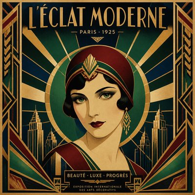 Art Deco Poster Design example