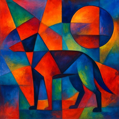 animal standing in natural pose