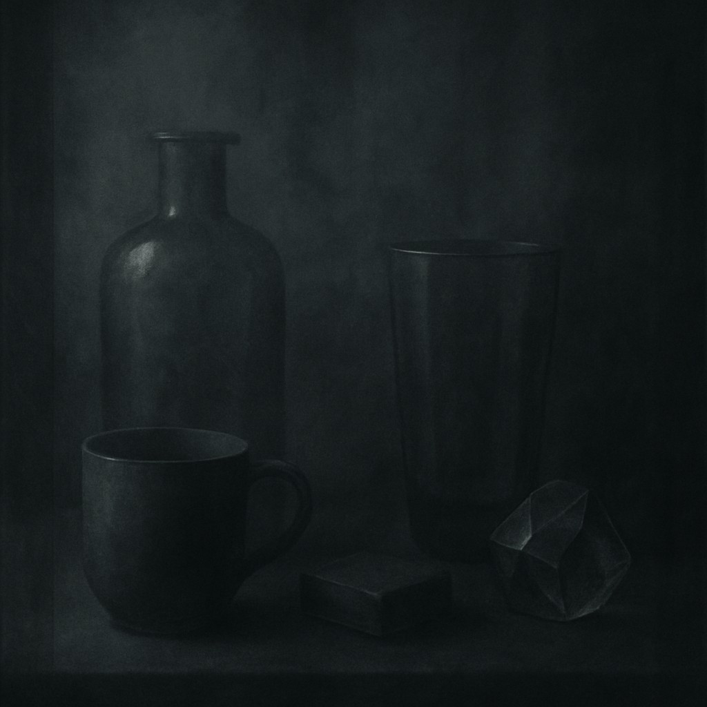still life with everyday objects