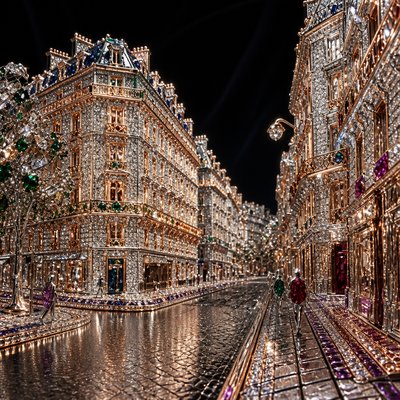 Luxury High Jewelry Design Style Transfer Example