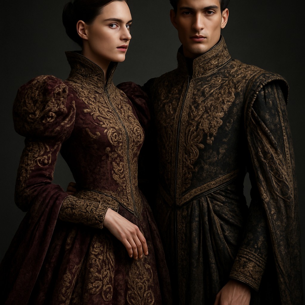 portrait of two people together