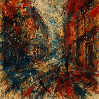 Tachisme Art Style Style Transfer Example