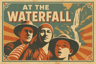 a group of people standing next to each other